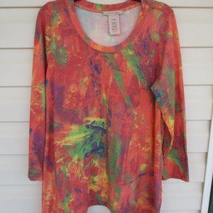 Women's Philosophy Multicolor Long Sleeve Pullover Sweater